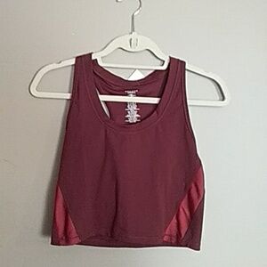 Athletic works crop top size small